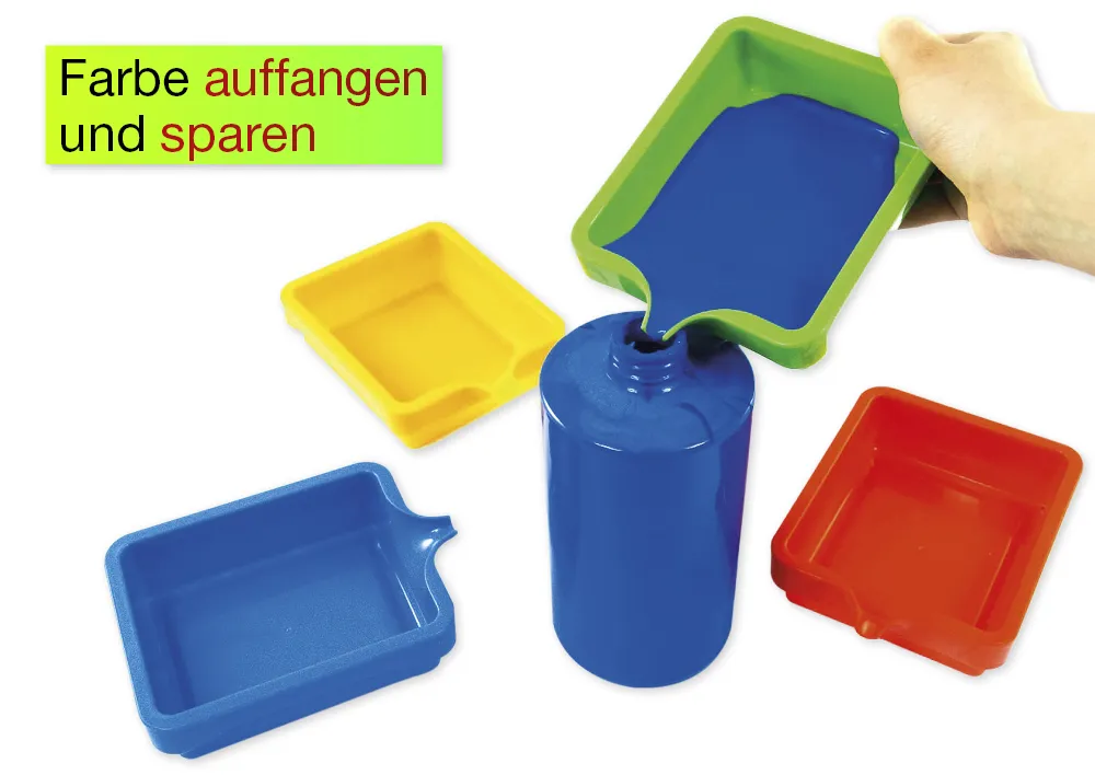 Farbauffangschalen, 4-tlg.