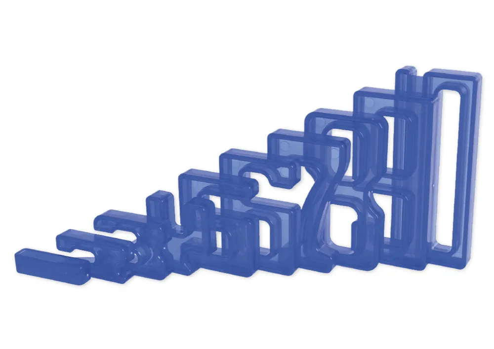 TimeTEX Zahlen-Bausteine "Zahl auf Zahl", 35-tlg.