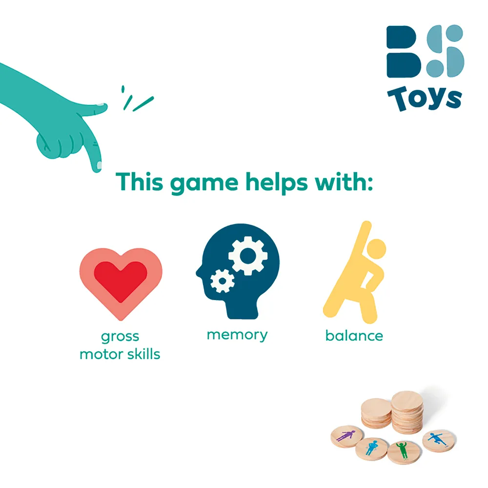 Bewegungsspiel "Moves!", 19-tlg.