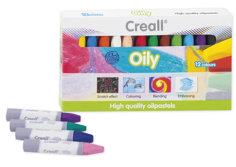 Öl-Pastell-Kreiden, 12-tlg.