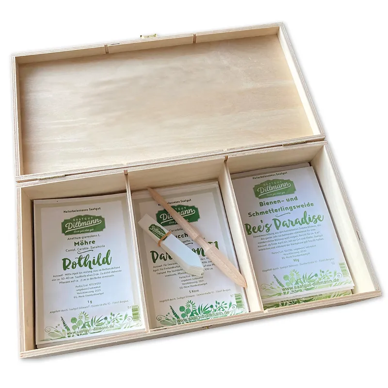 Saatgut-Box "Gartenbox für Kinder", Set 2, 65-tlg.