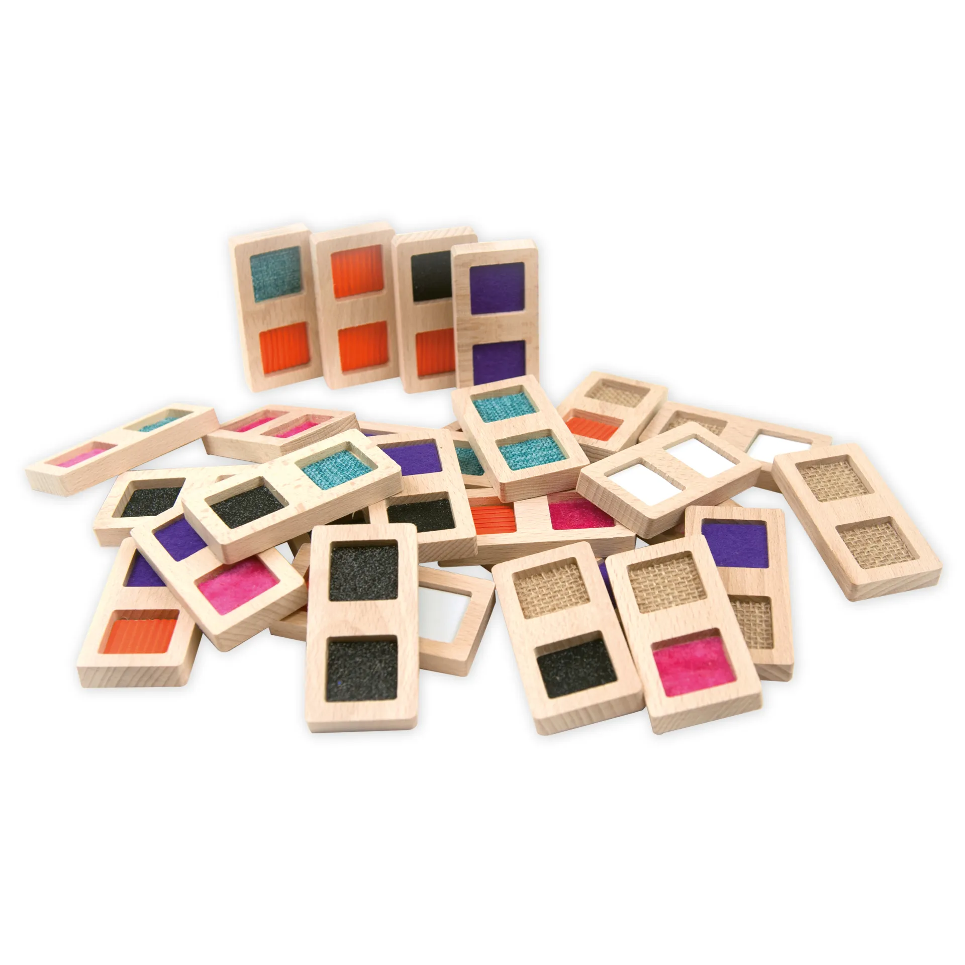 Tast-Domino "Textur", 29-tlg.