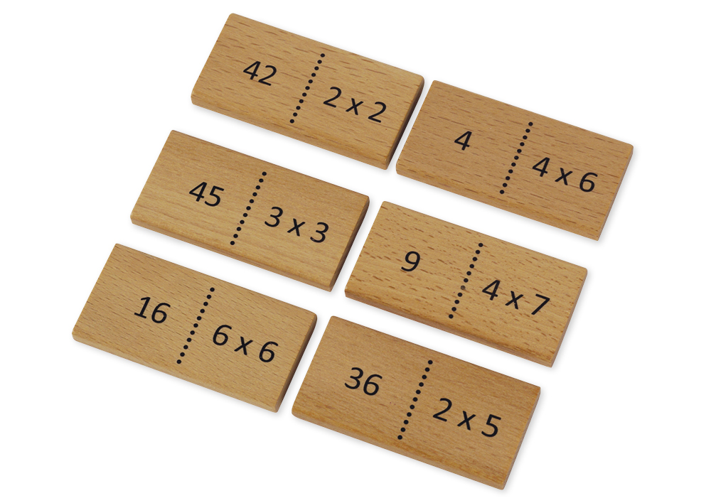 Lernspiel "Mathemino Multiplikation", 37-tlg.