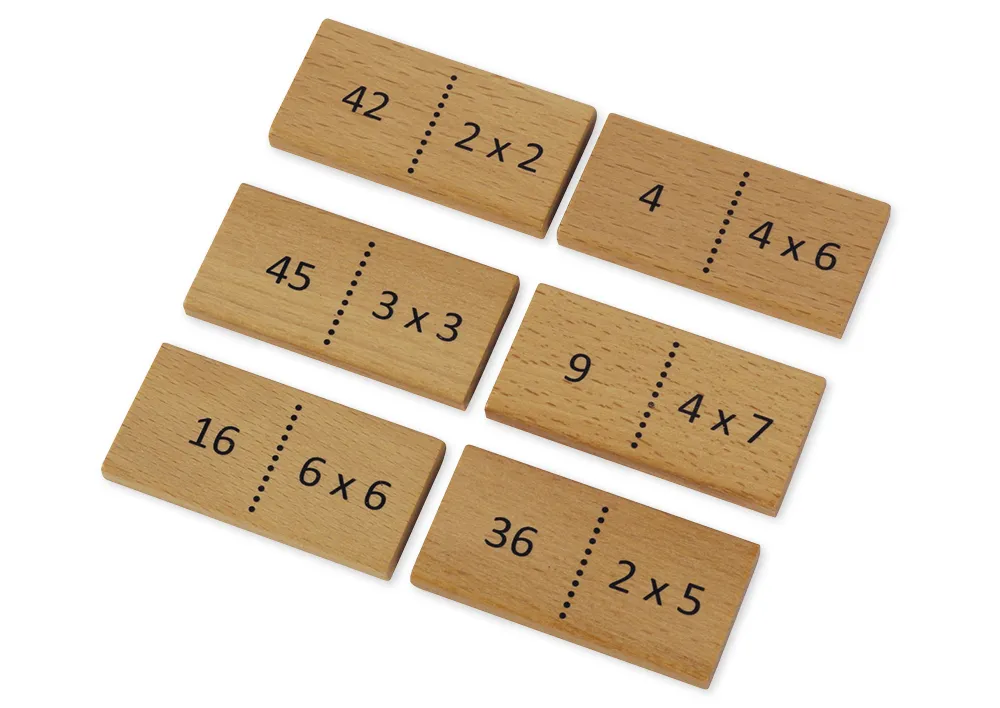 Lernspiel "Mathemino Multiplikation", 37-tlg.