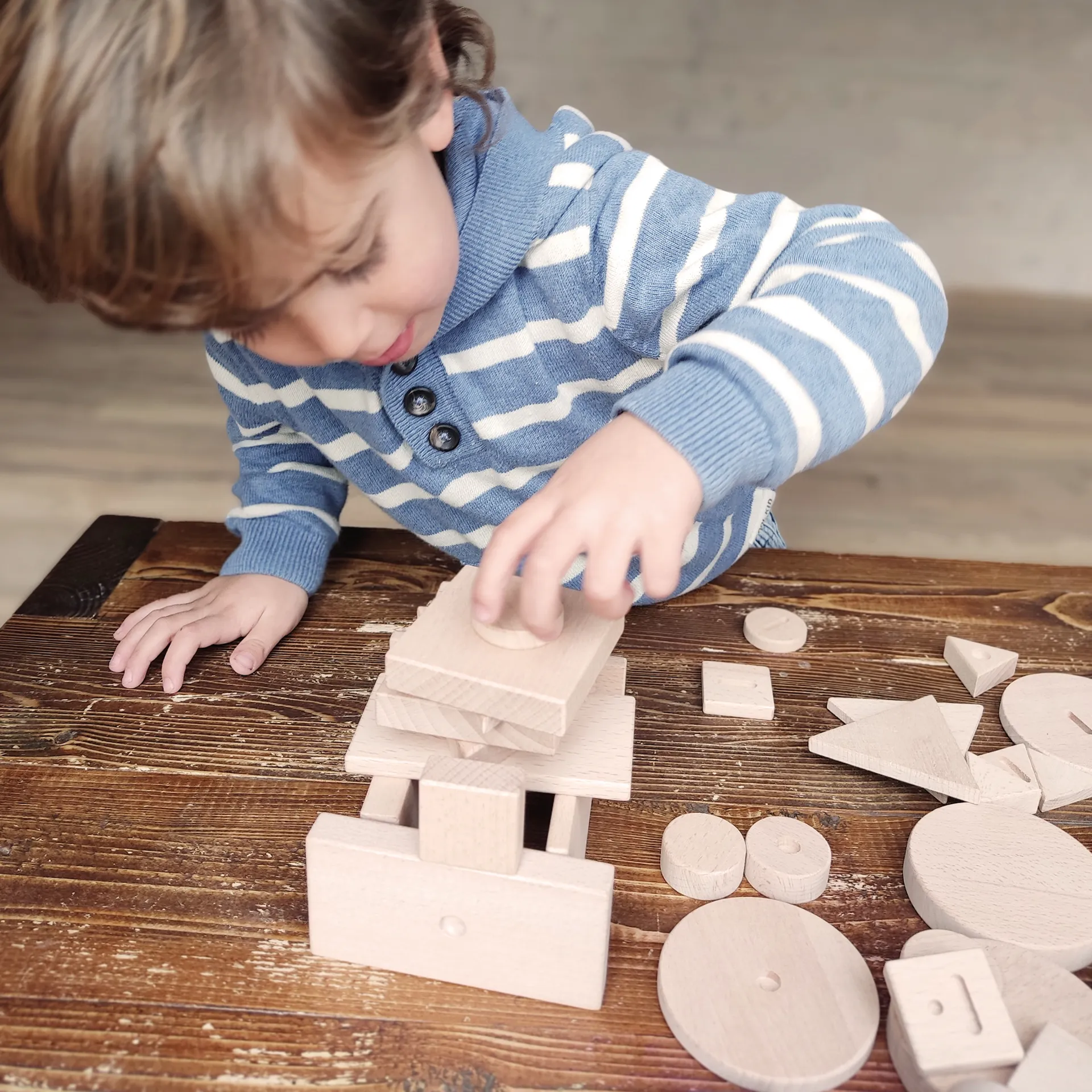 Logische Blöcke zum Tasten, 52-tlg.