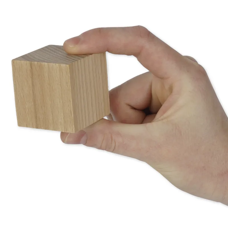 Blanko-Holzwürfel 40 mm, 10 Stück im Beutel