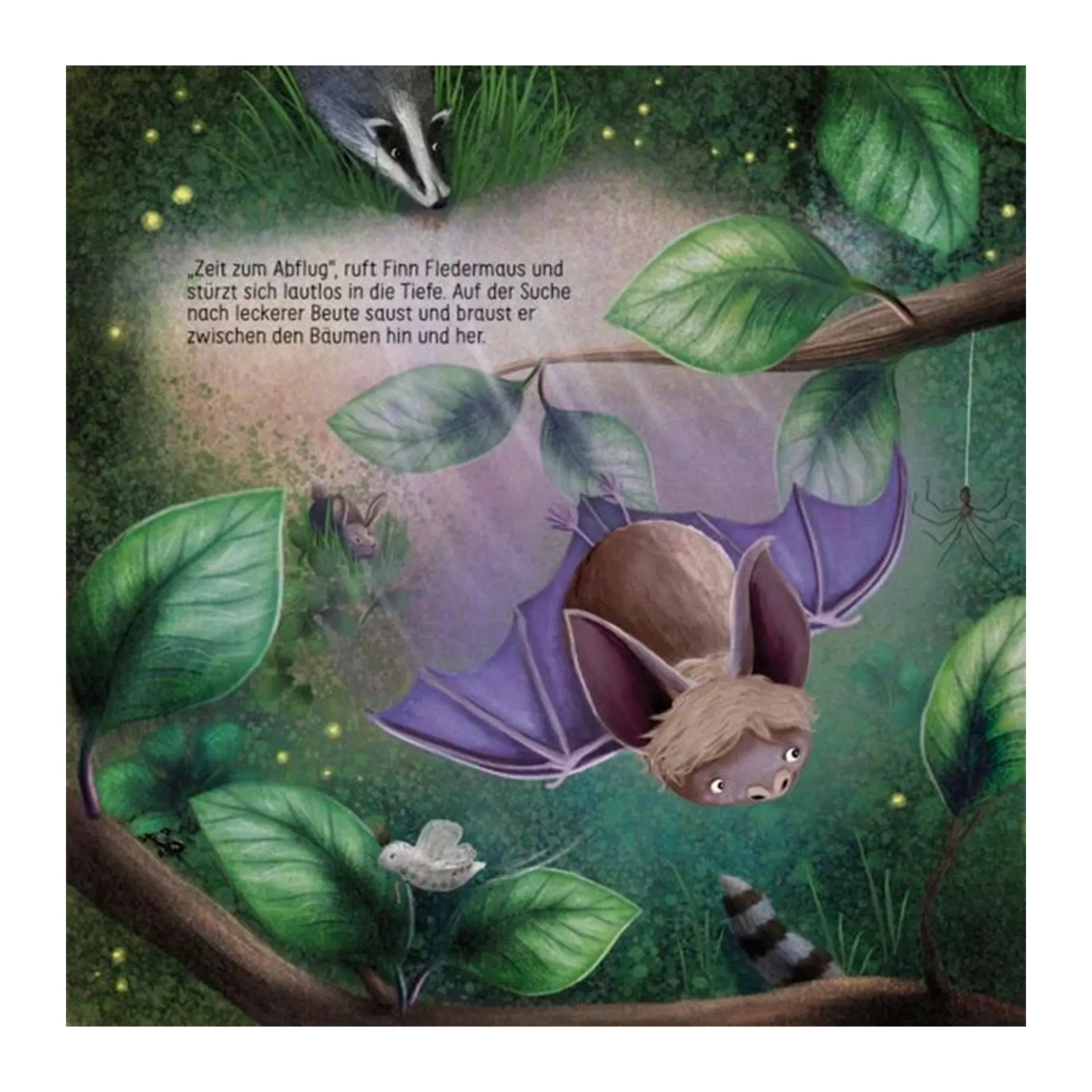 Finn Fledermaus und das Blenden in der Nacht