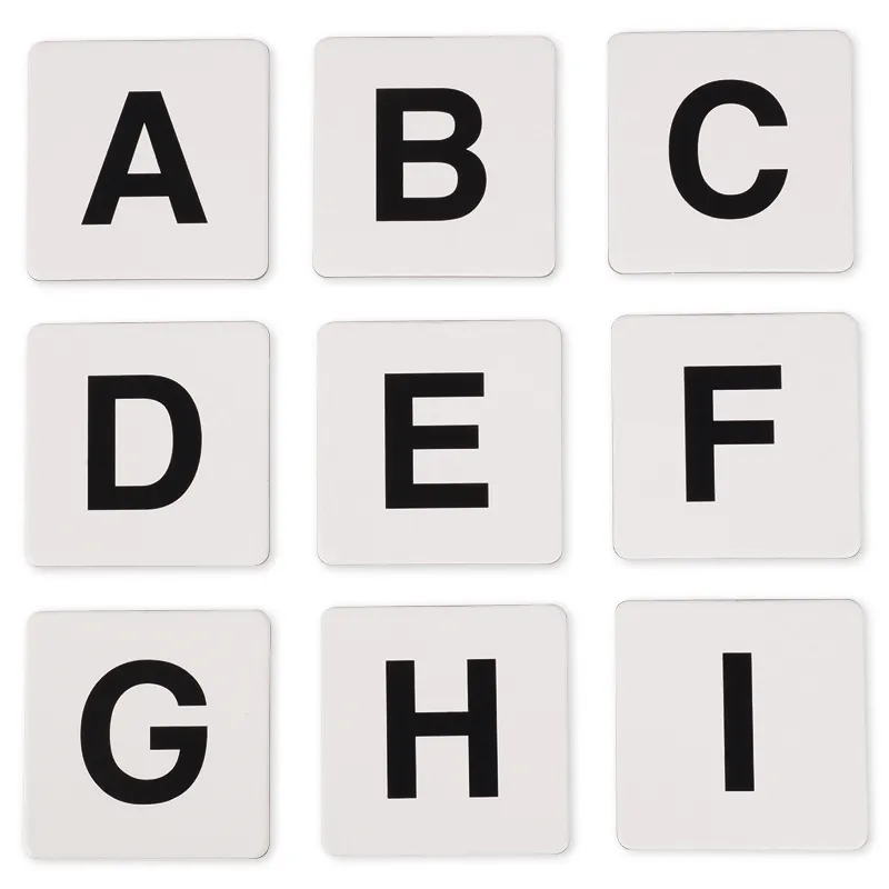 Set Buchstaben-Kärtchen "ABC", 216-tlg. im Koffer