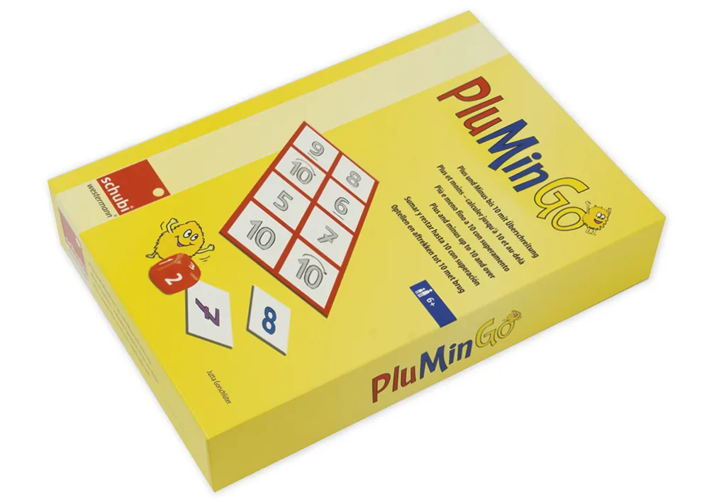 Lernspiel "PluMinGo - Plus und Minus bis 10 mit Überschreitung"