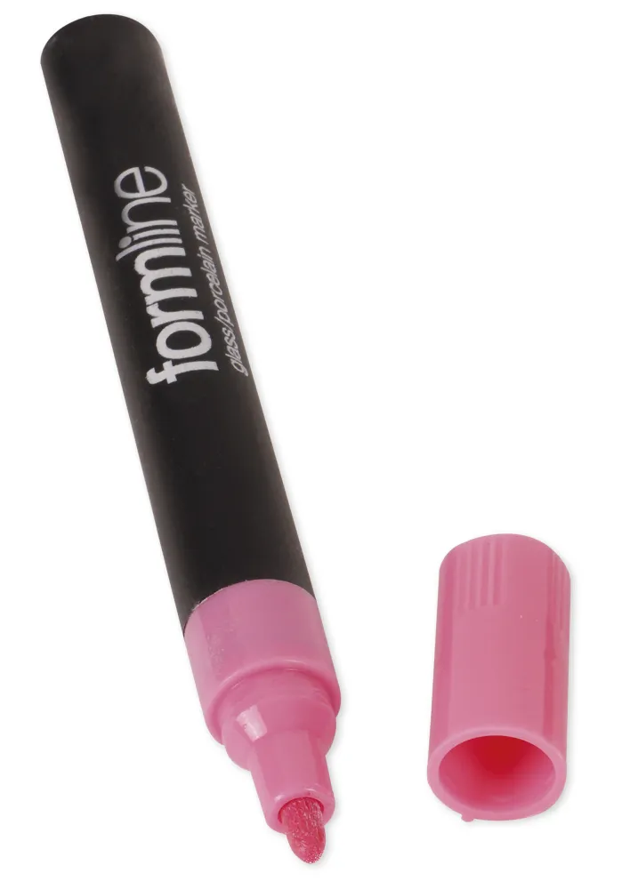 Glas- und Porzellanmaler deckend, Strichstärke 2-4 mm, 10 Stück