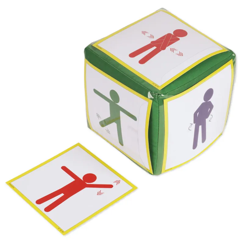 Blanko-Würfel mit Einstecktaschen einfarbig, 15 cm