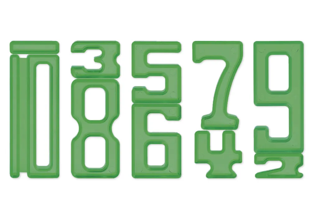 Set TimeTEX Zahlen-Bausteine "Zahl auf Zahl", 140-tlg.