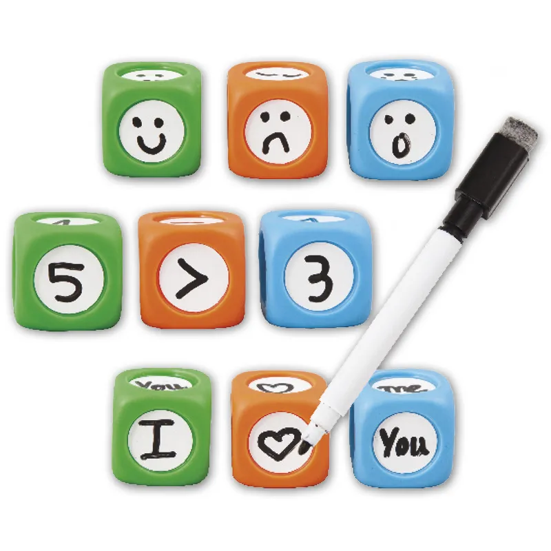 Set Blanko-Würfel in Dose, 4-tlg.