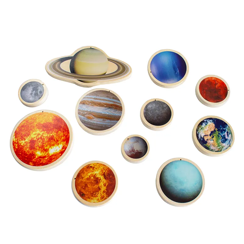 Sonnensystem Holzmodelle