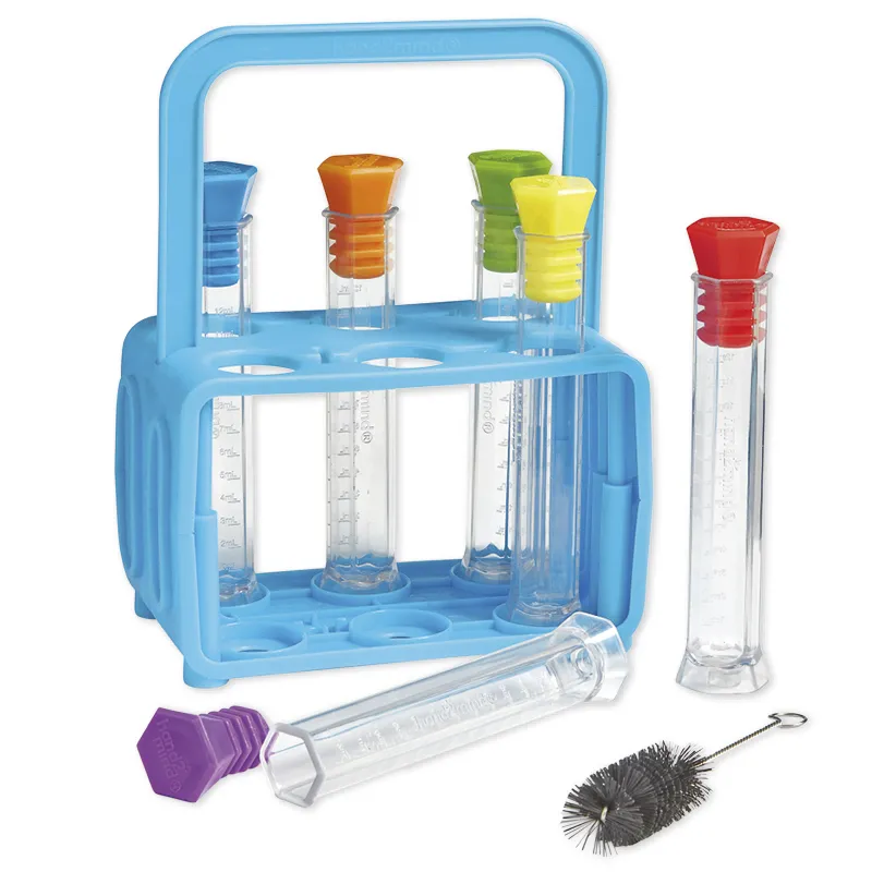 Reagenzgläser-Set im Tragegestell, 14-tlg.