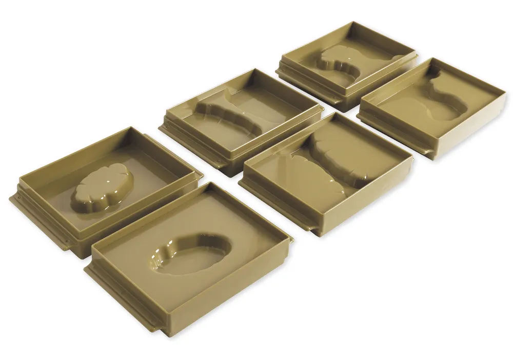 TimeTEX Schalen Land und Wasserformen, 10 Stück "Montessori Premium"