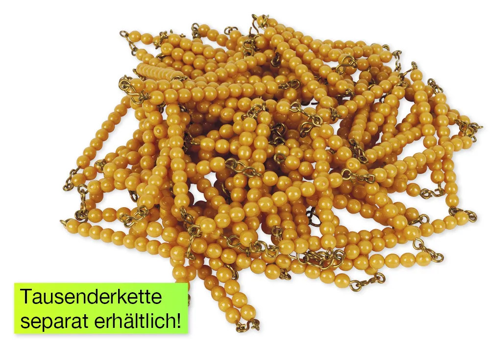 TimeTEX Aufhängevorrichtung für Hunderter- und Tausenderkette "Montessori Premium"