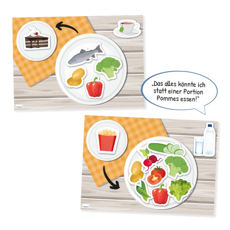 Hagemann Magnetbilder Gesunde Ernährung und Mahlzeiten