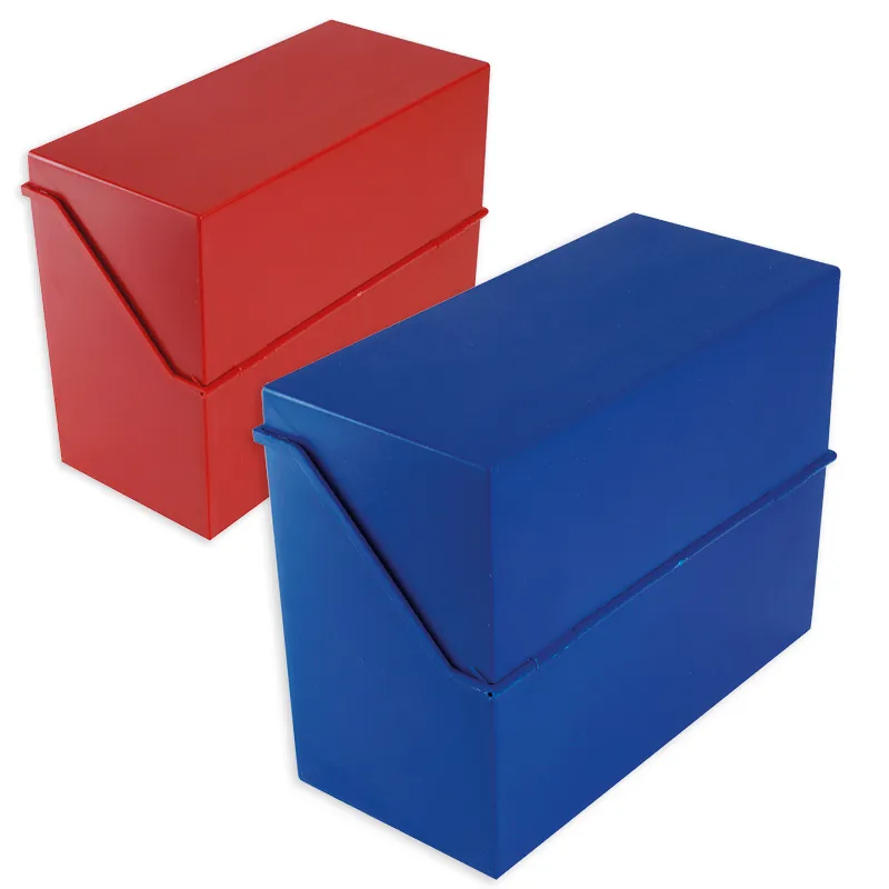 Karteikasten für A5 Kunststoff, mit Klappdeckel