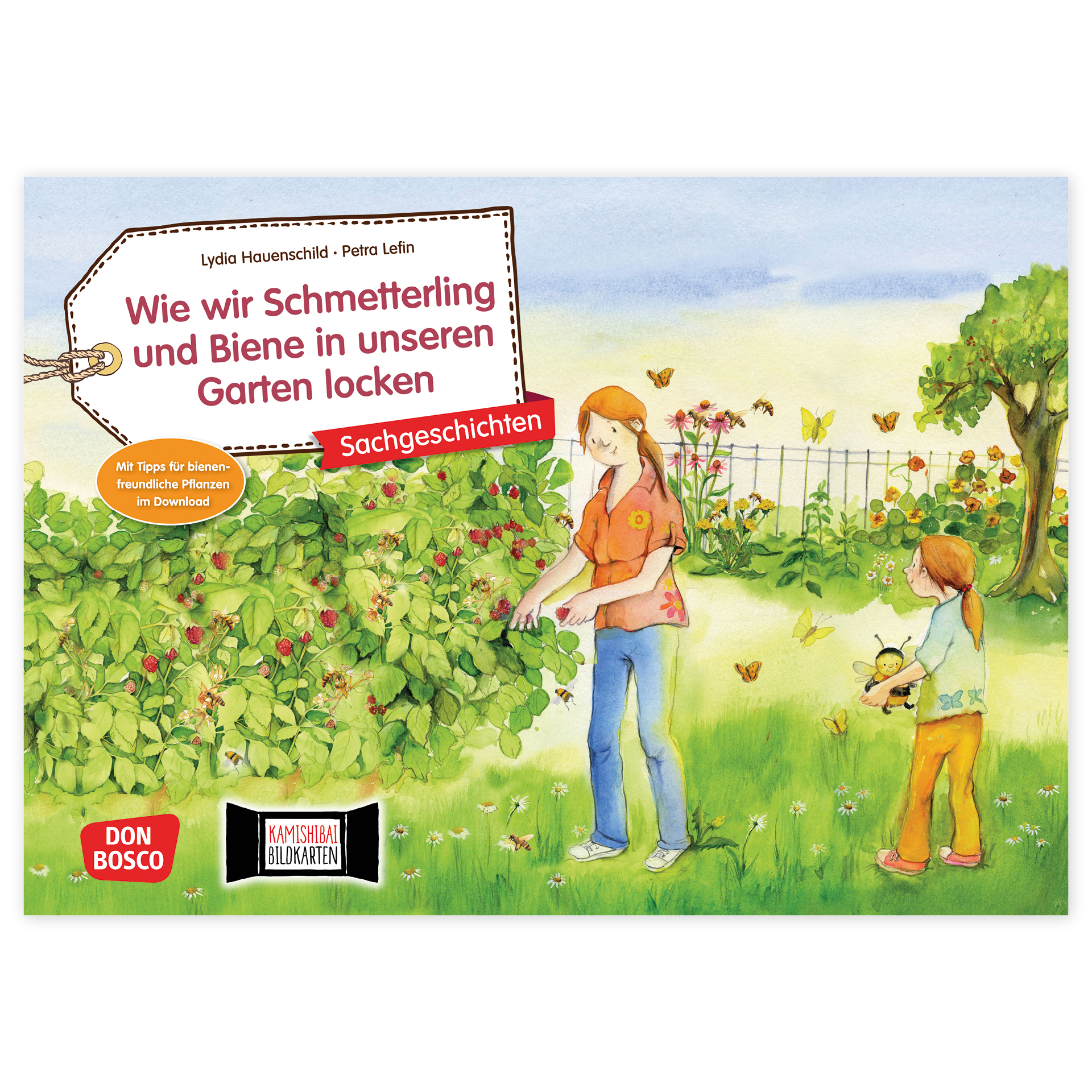 Bildergeschichten-Karten "Wie wir Schmetterling und Biene in unseren Garten locken", 12-tlg.