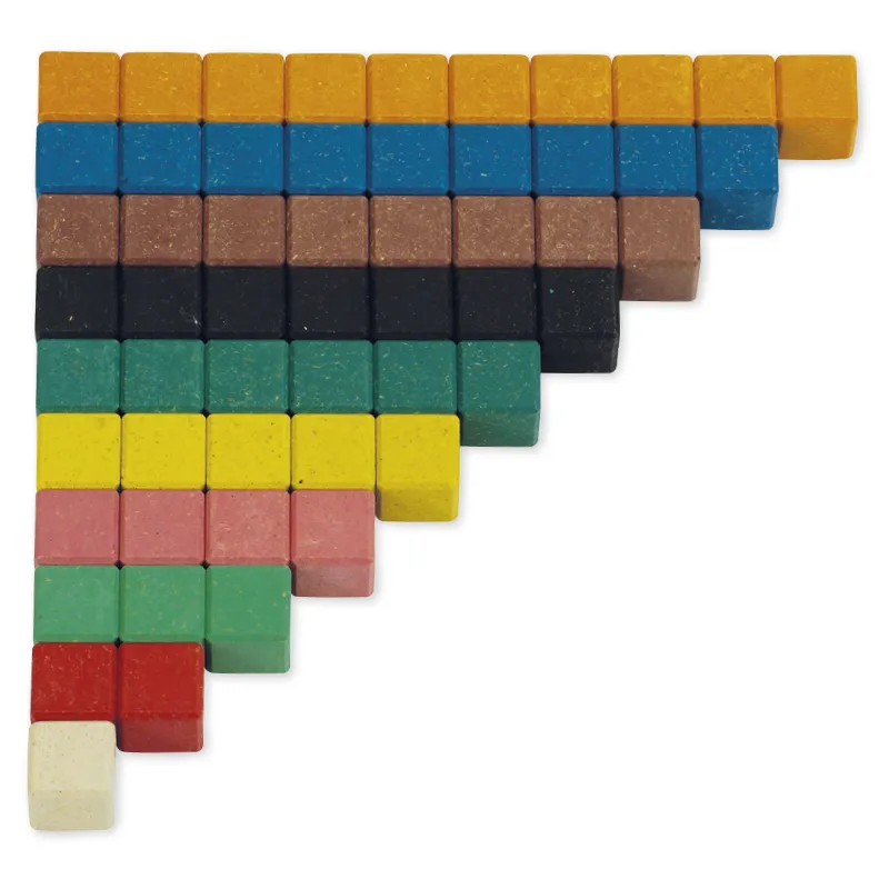 Rechenstäbe aus RE-Wood, 126-tlg., in Stapel-Box