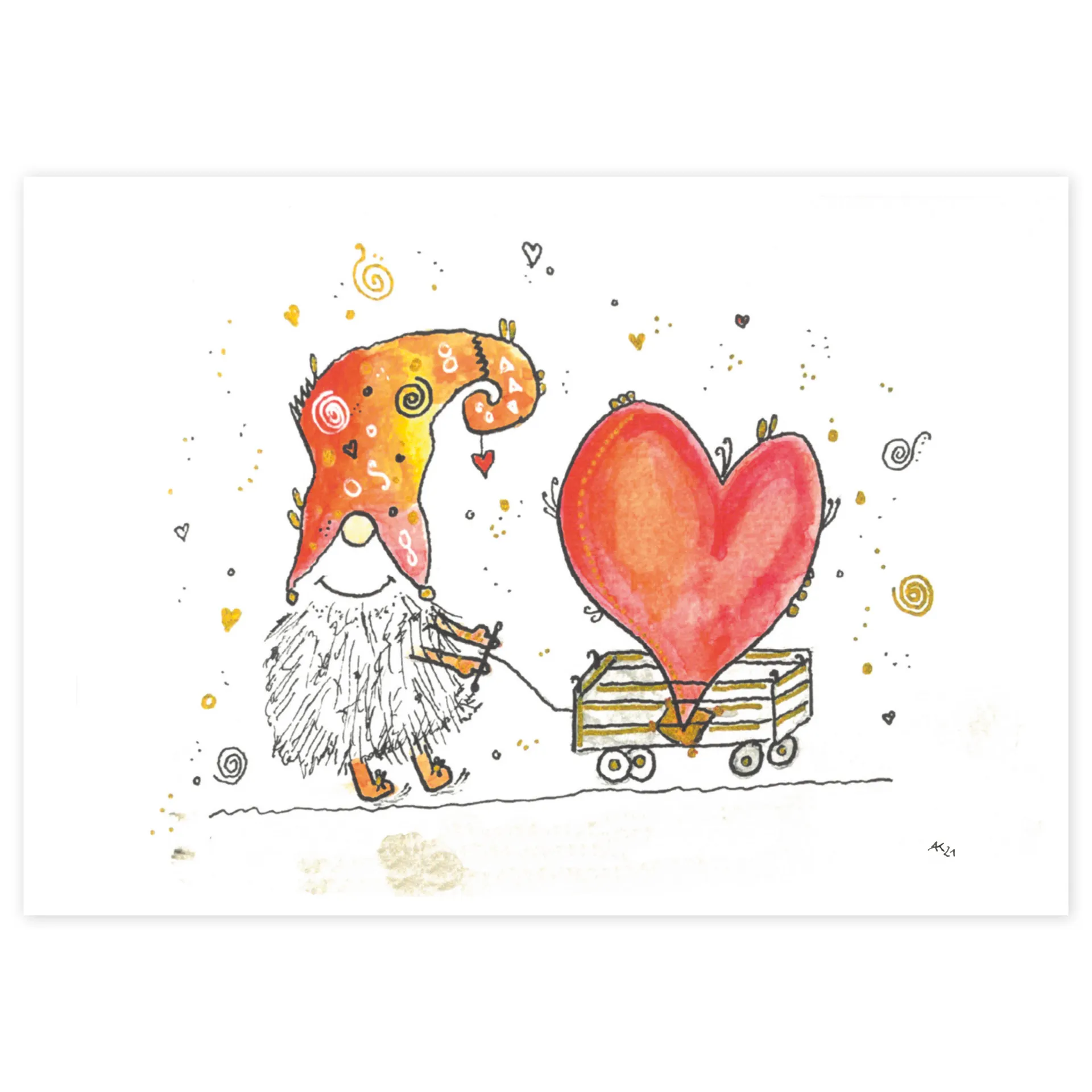 Emotions- und Gefühls-Karten XL A4 "Geschichten aus dem Wichtel-Leben", 26-tlg.