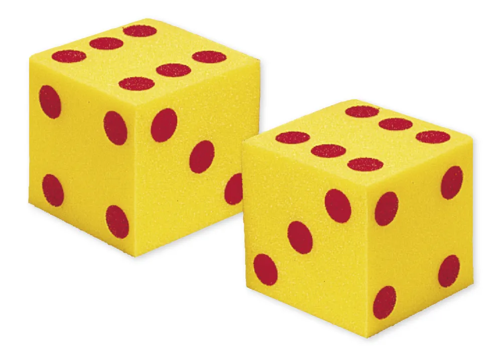 Maxi-Flüster-Würfel 2-tlg., 13 cm