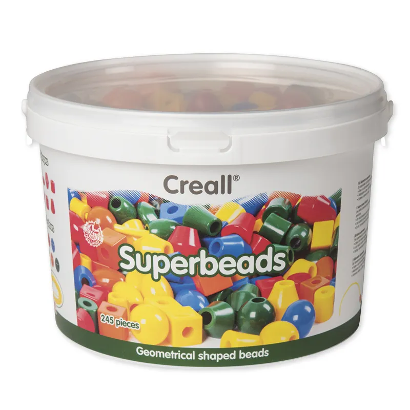 Set Jumbo-Perlen, 246-tlg. im Eimer