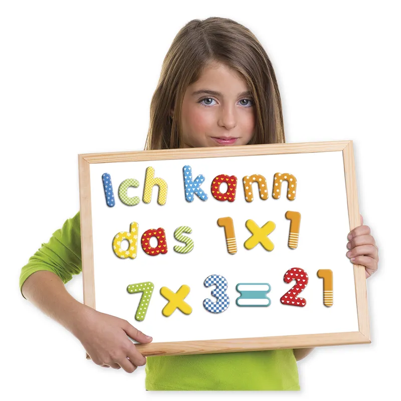 Magnet-Ziffern in Box, ca. 45x45 mm, 90-tlg.