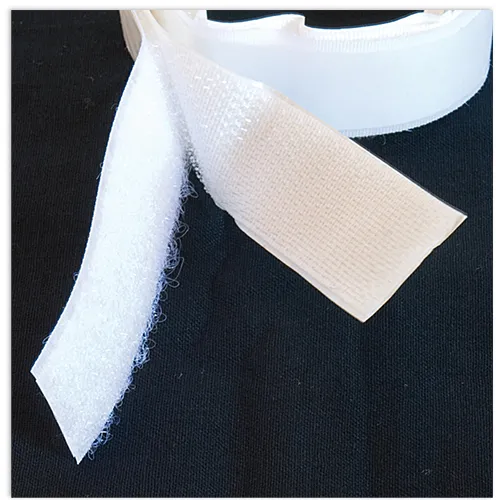 TimeTEX-Klettband selbstklebend, weiß, 1 m