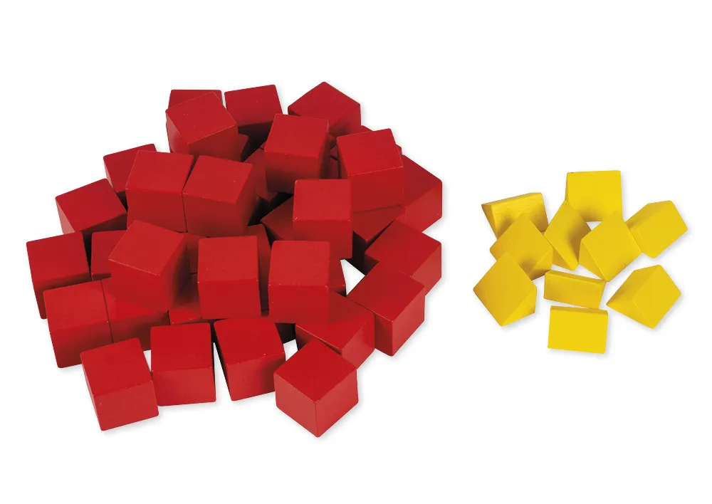 Räumlich bauen "Aus 2D wird 3D", 47-tlg. in Holzbox