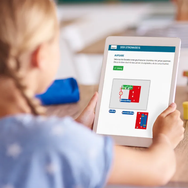 Elektro-Lernbaukasten, kompakt 80 Versuche