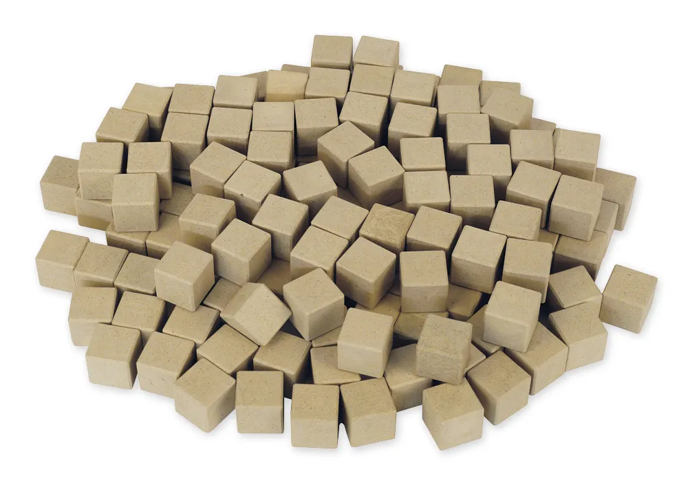 Soma-Holz-Würfel natur, 150 Einzelwürfel, RE-Wood