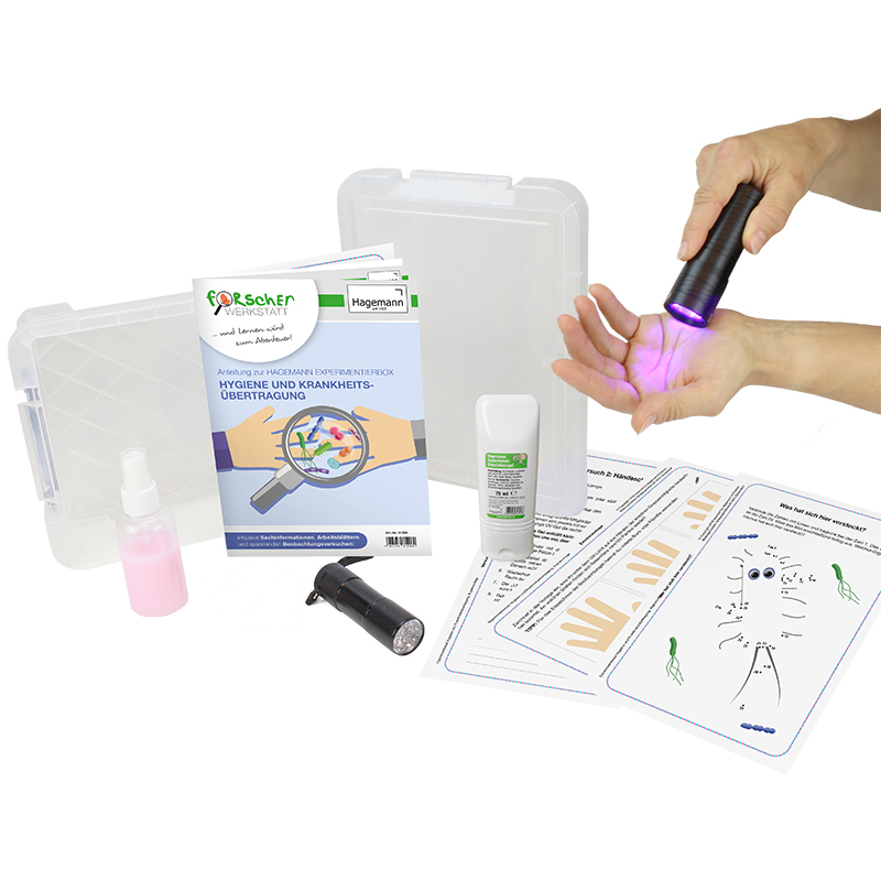 Experimentierbox Hygiene und Krankheitsübertragung