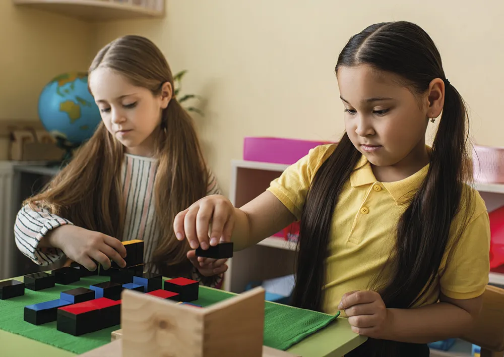 TimeTEX Trinomischer Würfel "Montessori Premium"