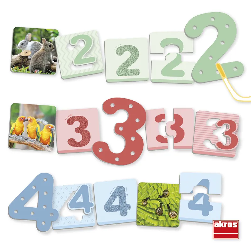 Lernspiel "Die Zahlen von 1 bis 10 spielerisch erfassen", 62-tlg.