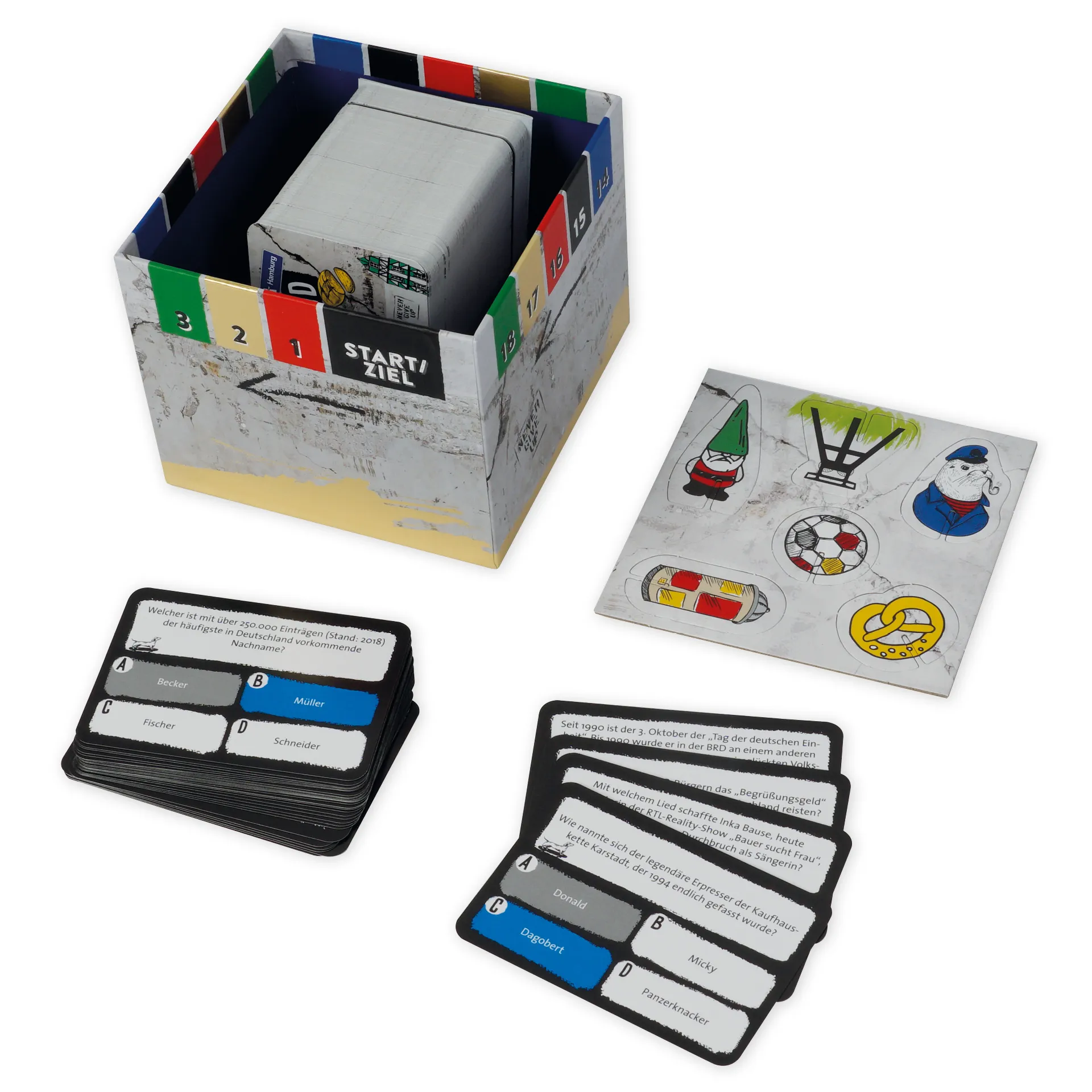 Lernspiel "Deutschland das Quiz", 306-tlg.