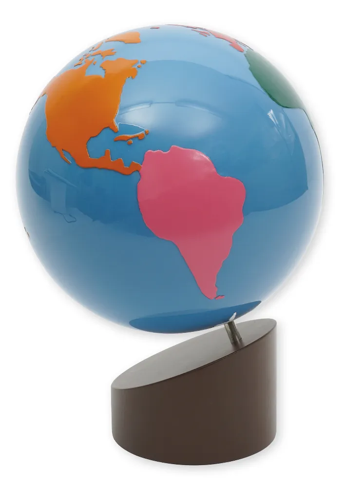 TimeTEX Globus Erdteile "Montessori Premium"