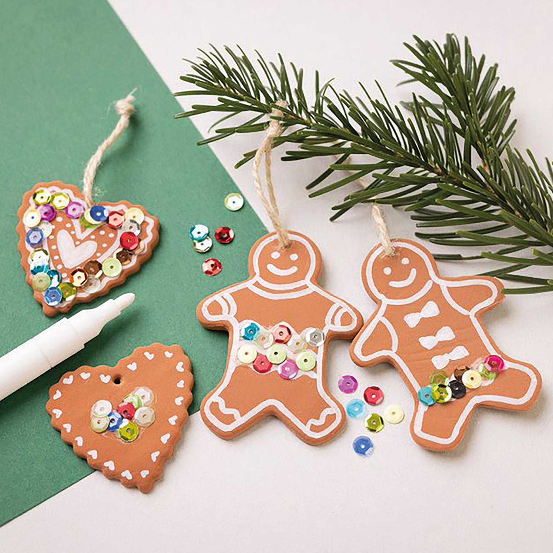 Bastelset "Lebkuchen-Anhänger"
