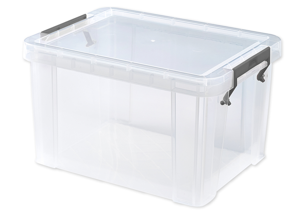 Kunststoff-Box stapelbar, transparent, 5 Liter (A5 XL)