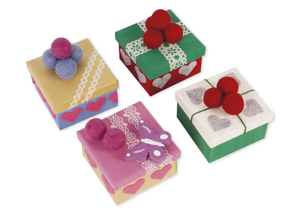 Filz-Aufkleber "Herz", 300 Stück