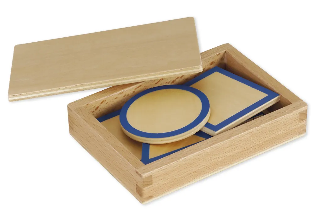 TimeTEX Geometrische Grundtäfelchen im Kasten "Montessori Premium"
