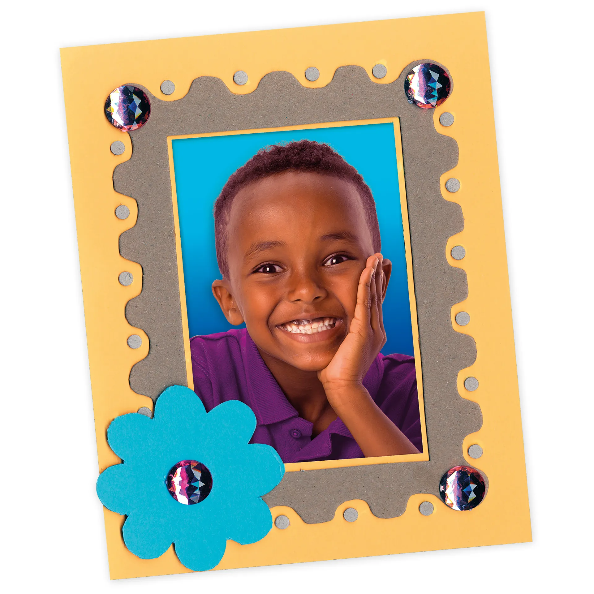 Bilderrahmen-Set aus Graupappe für 12 Stück, 36-teilig