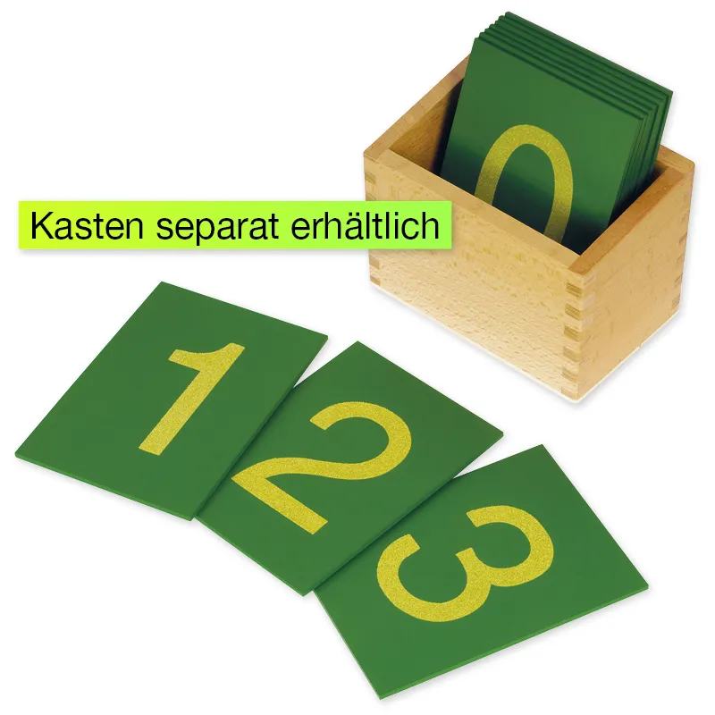 TimeTEX Sandpapier Ziffern "Montessori Premium"