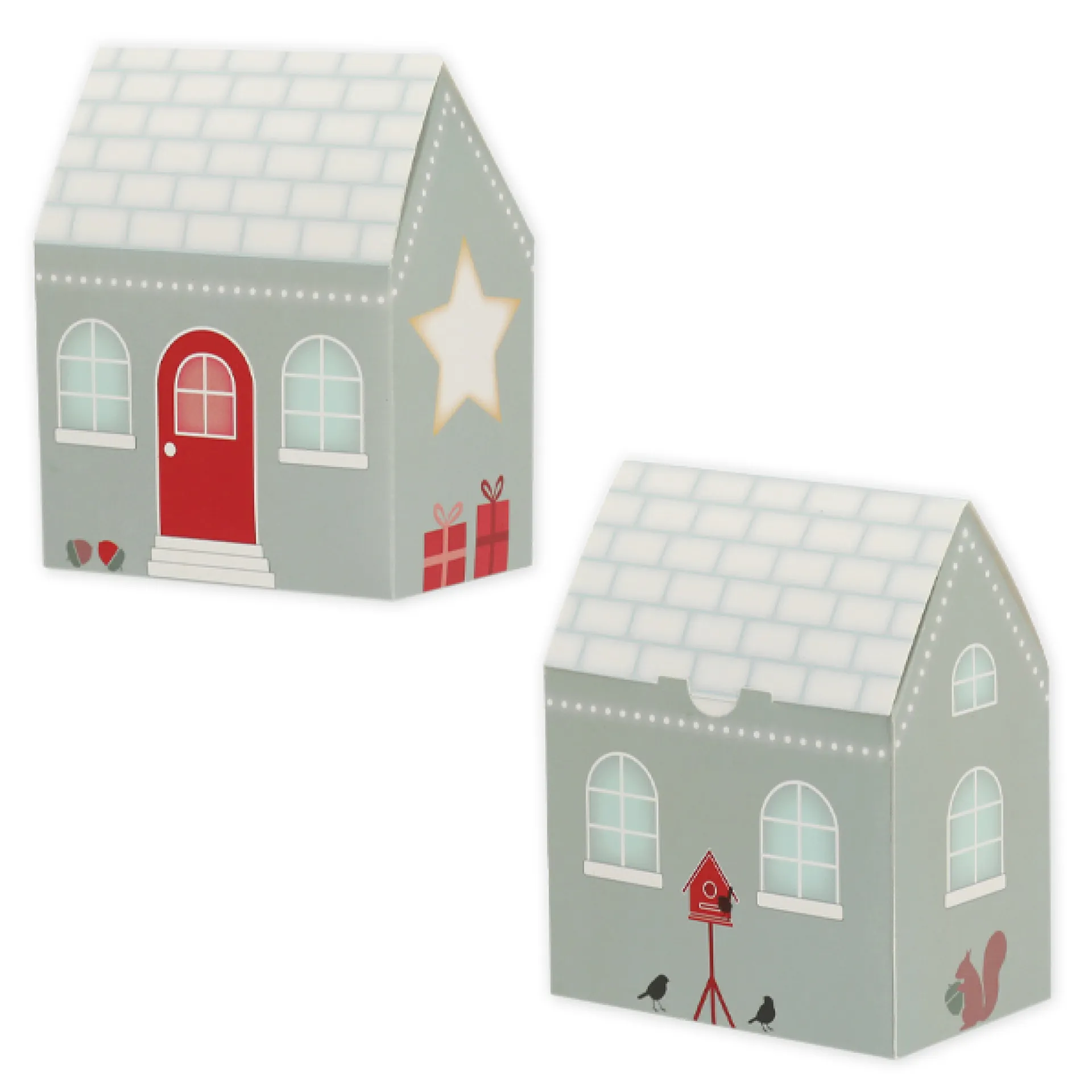 Bastelset "Adventskalender Adventshaus", 24-tlg.