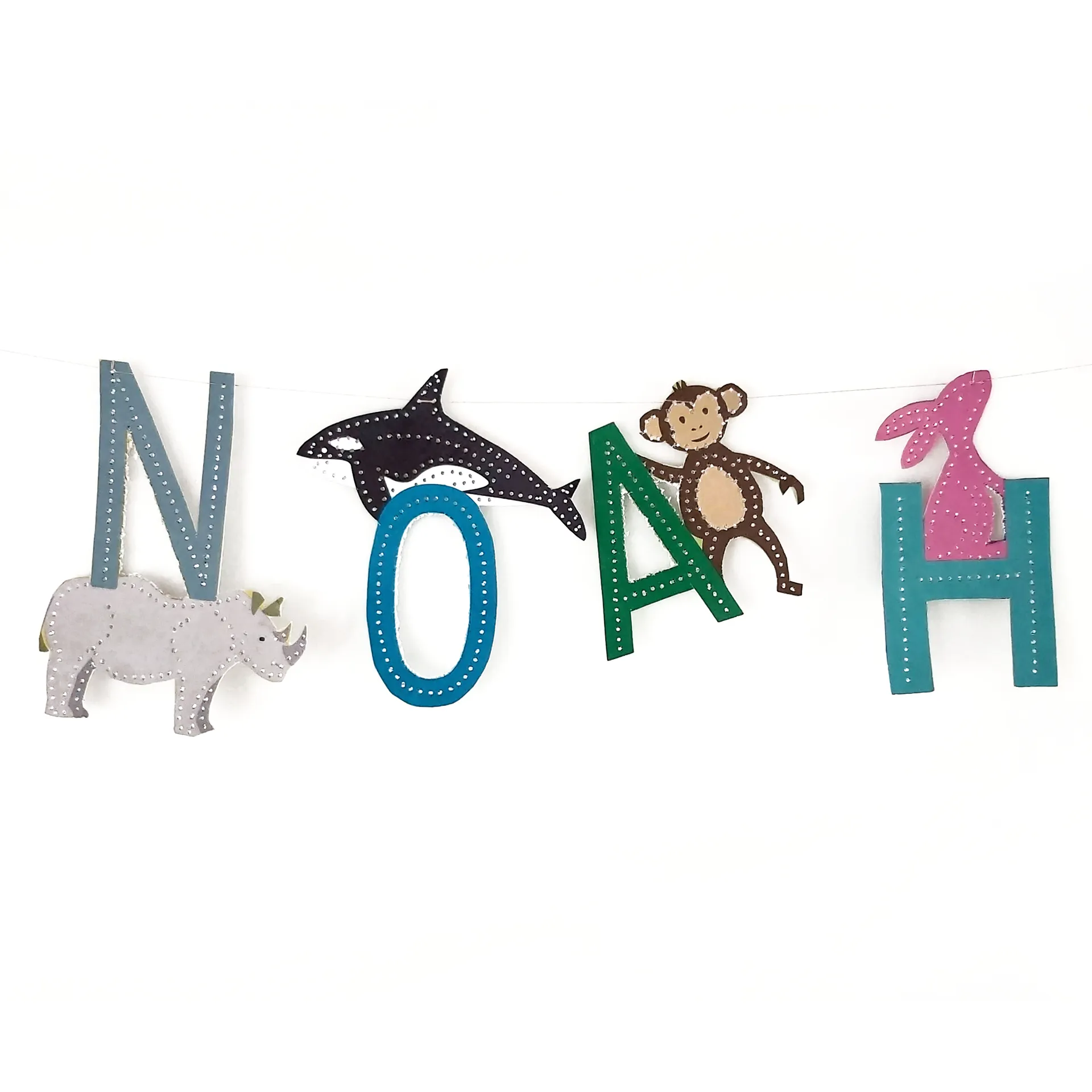 Prickelkarten "ABC", DIN A6, 26 Stück