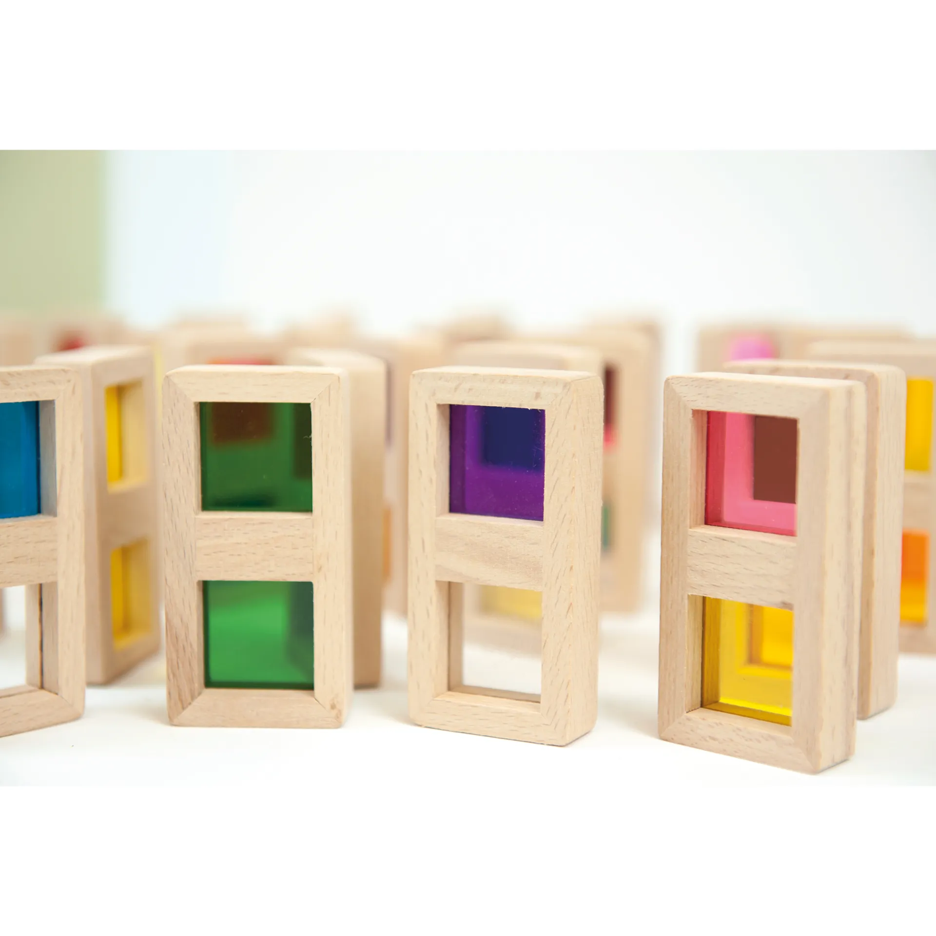 Farb-Domino "Regenbogen", 29-tlg.