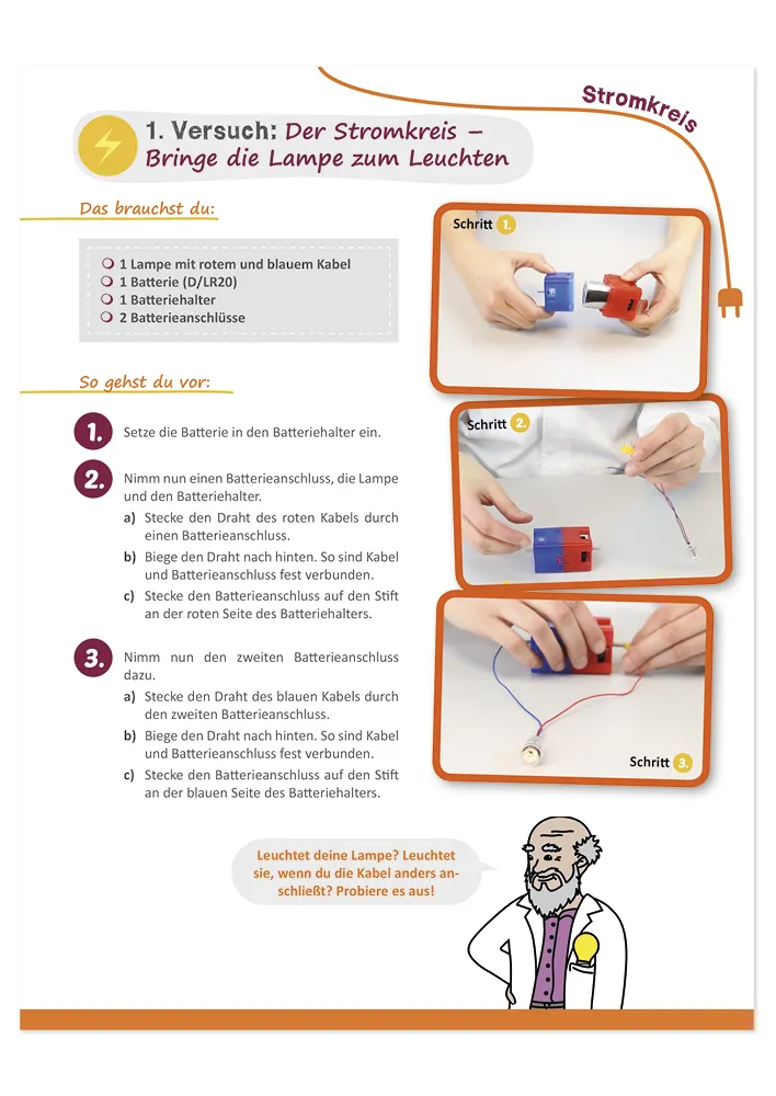 Experimentier-Set Strom und erneuerbare Energien