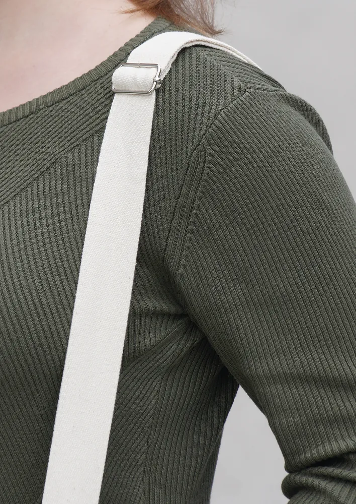 Baumwoll-Beutel natur, 25x41 cm, mit Trageriemen