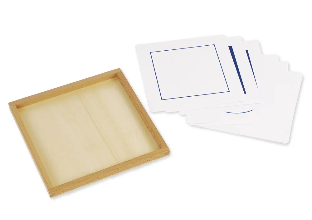 TimeTEX Geometrischer Kartensatz für Einführungsrahmen "Montessori Premium"